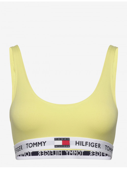 Női sportmelltartó Tommy Hilfiger Logo Underband sárga
