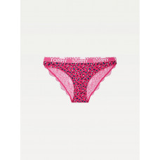 Női alsónemű Tommy Hilfiger Nylon Lace Print Briefs rózsaszín