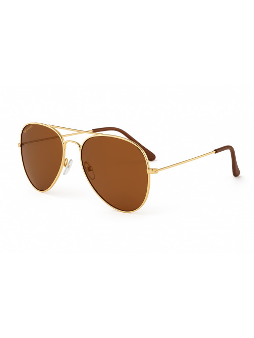 Aviator Pilot Gold polarizált napszemüveg