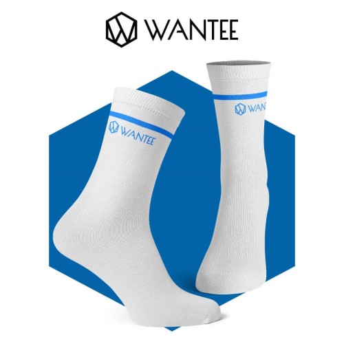Basic White and Blue Wantee Zokni Basic White and Blue Wantee Zokni