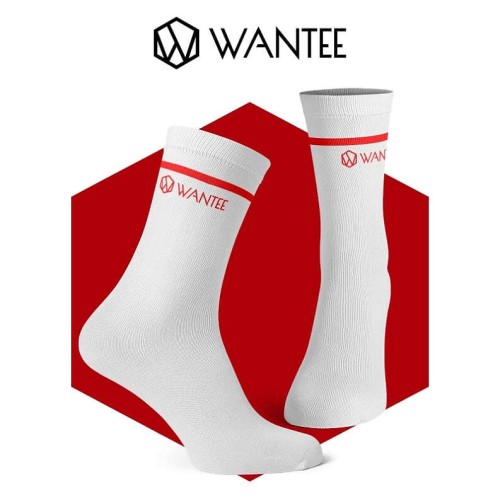 Basic White and Red Wantee Zokni Basic White and Red Wantee Zokni