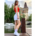 Basic White and Red Wantee zokni 10-es csomagolás